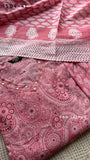 Baby Pink Pure Cotton Suit