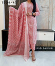 Baby Pink Pure Cotton Suit
