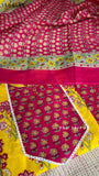 yellow Pure Cotton Suit