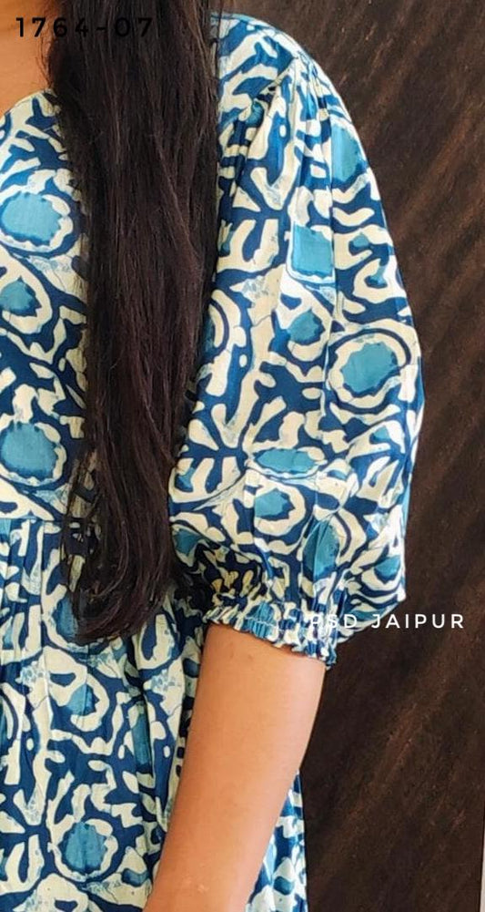 Light Blue Cotton Tunic