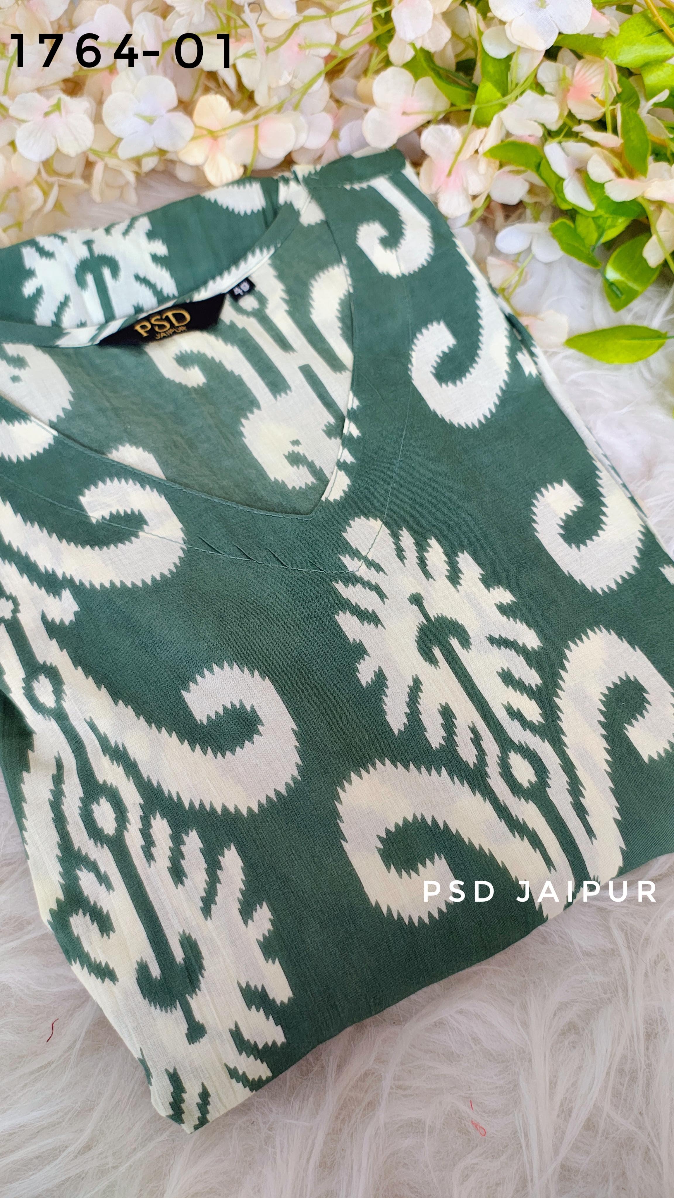 Green Cotton Tunic