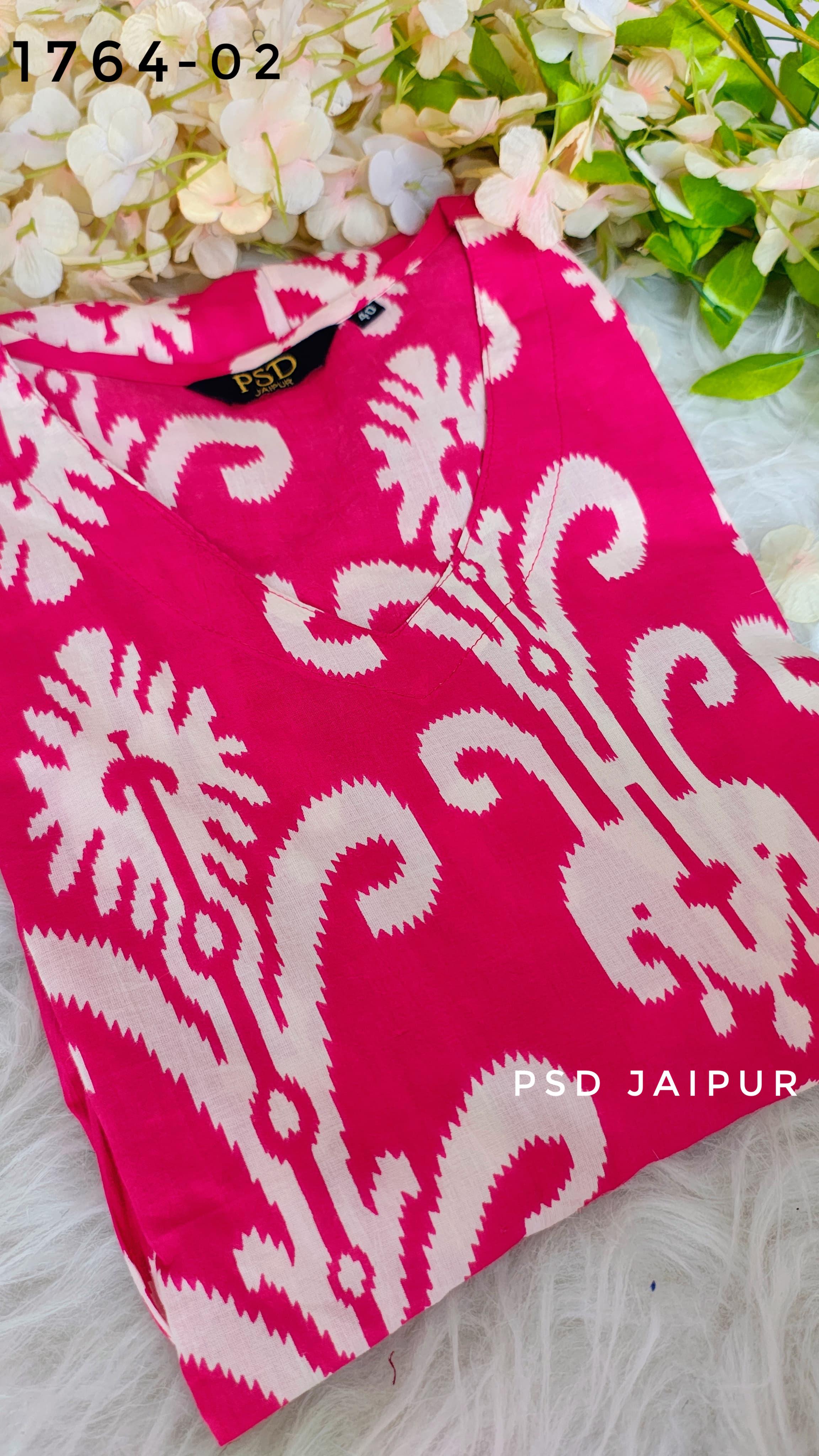 Hot Pink Cotton Tunic