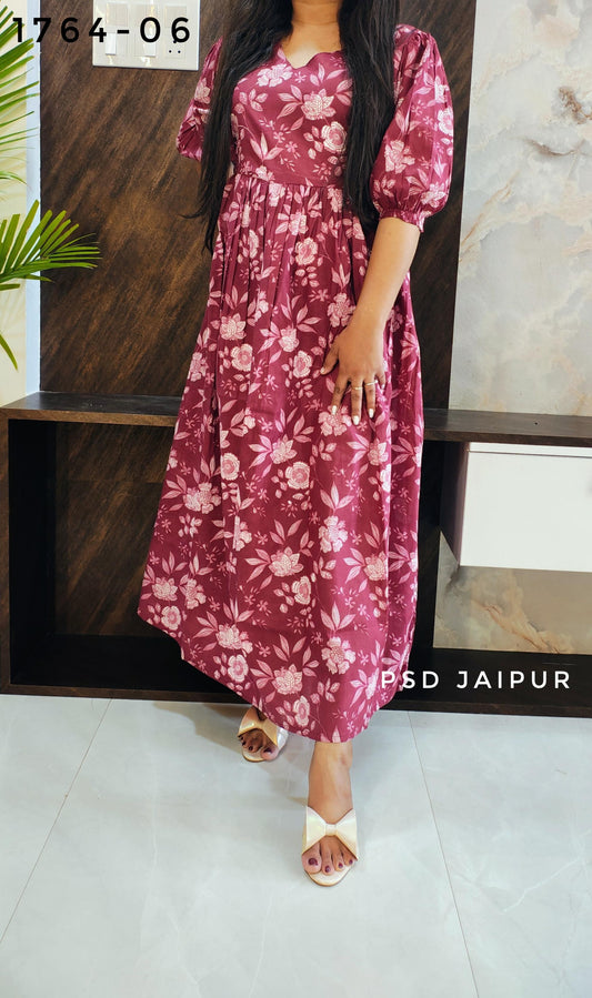 Marron Cotton Tunic