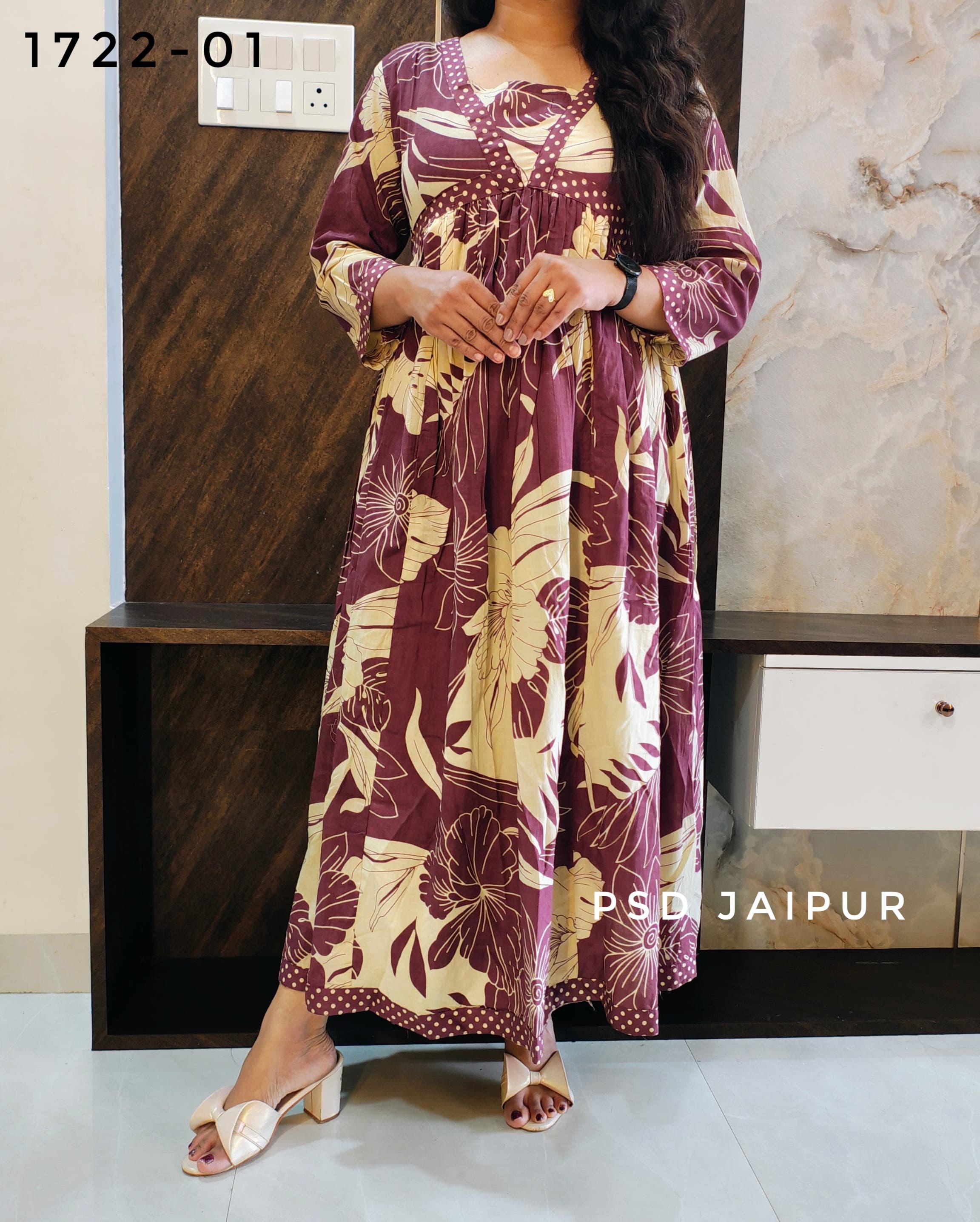 Dark Purple Cotton Tunic