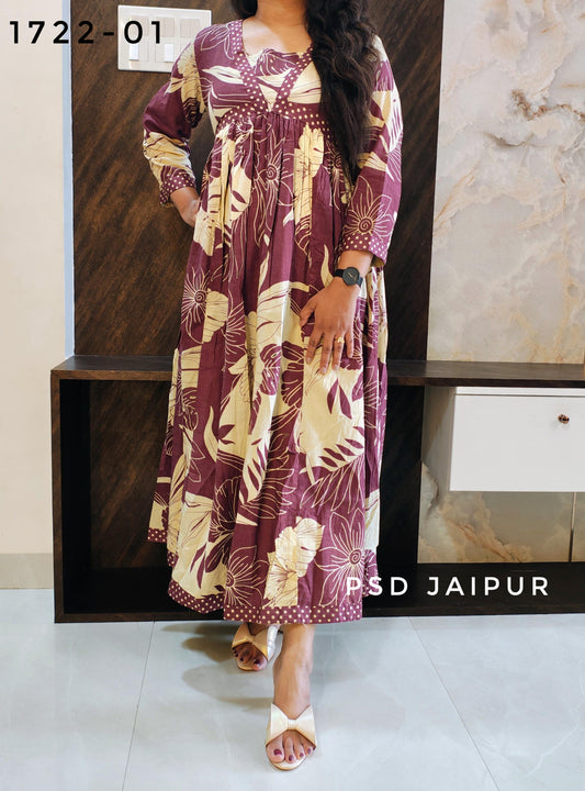 Dark Purple Cotton Tunic