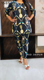 Pineapple print Cotton Co-ord set