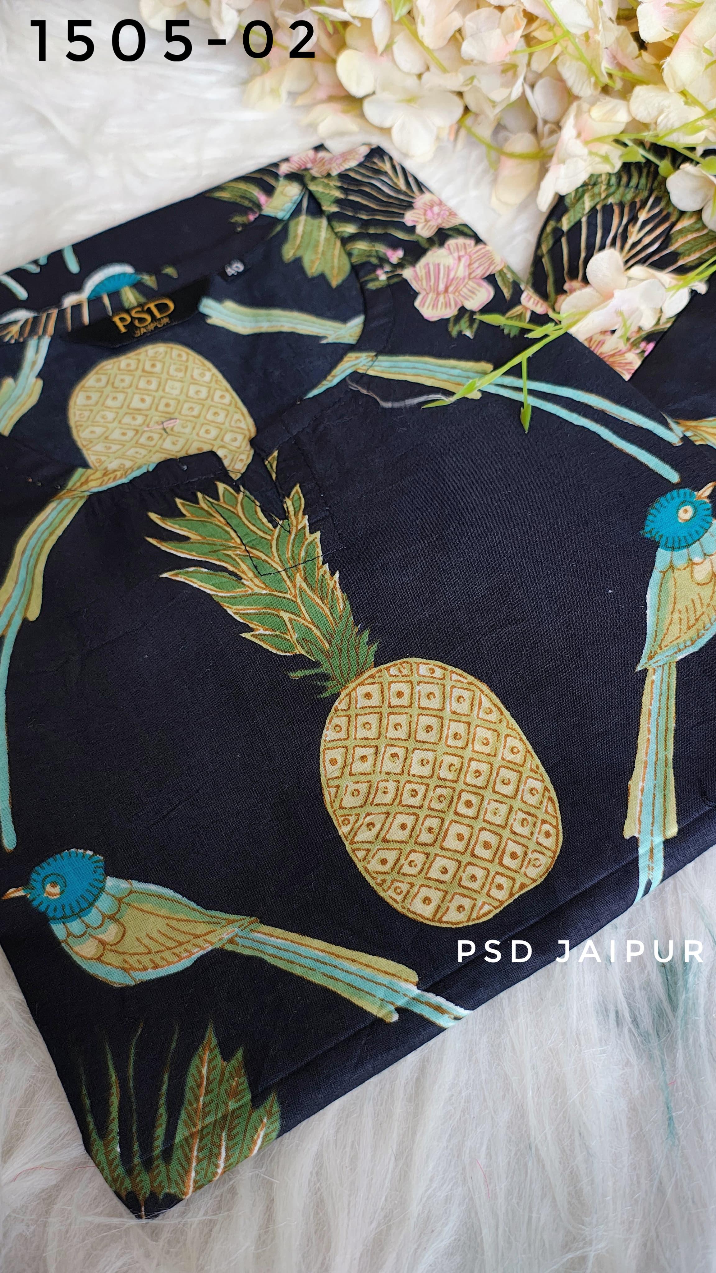 Pineapple print Cotton Co-ord set