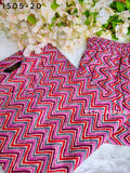 Pink Zig Zag Cotton Co-ord set