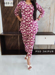 Pink Floral Cotton Co-ord set