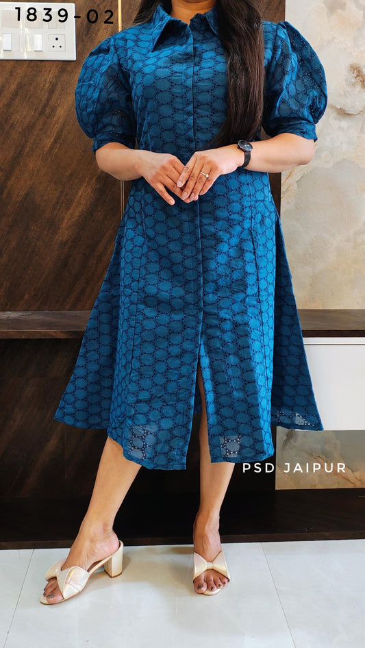 Blue Hakoba Tunic