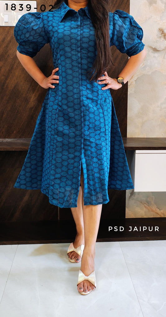 Blue Hakoba Tunic