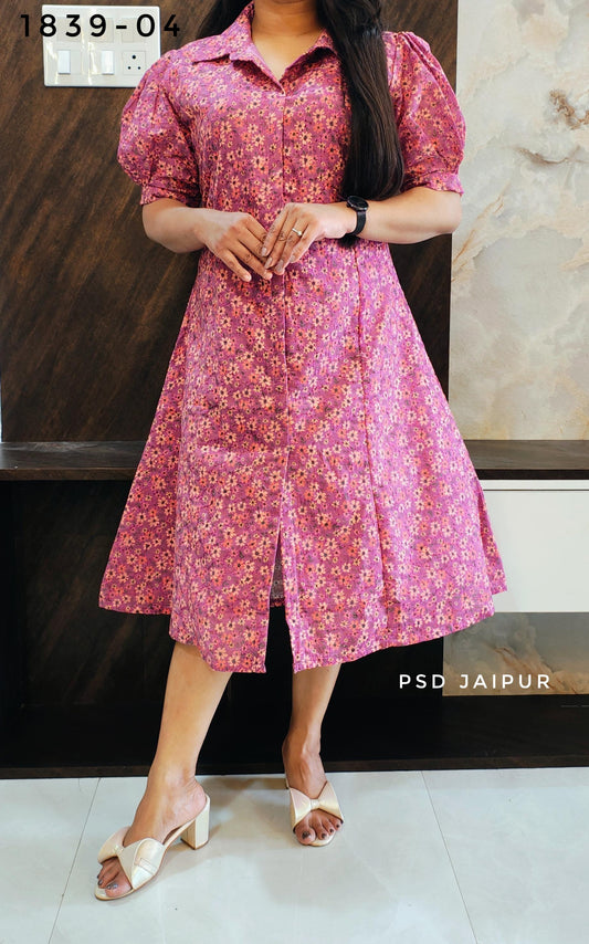Pink Hakoba Tunic