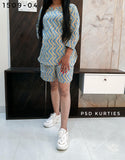 Blue Short Co-ord Set