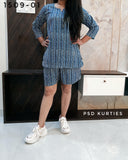 Blue Short Co-ord Set