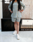 Blue Short Co-ord Set