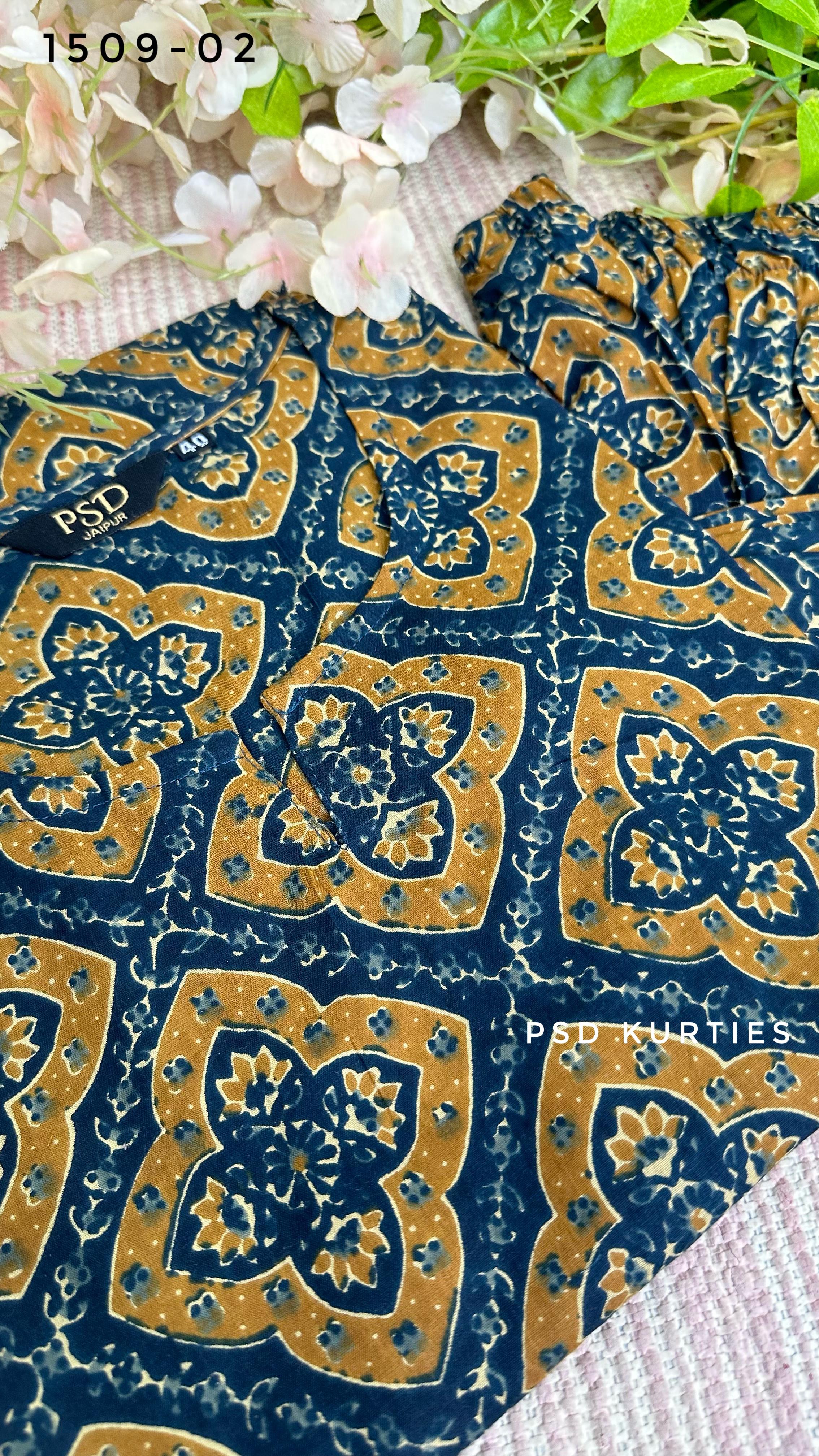 Ajrakh Short Co-ord Set