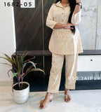 Yellow Stripe Collar Co-ord