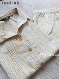 Yellow Stripe Collar Co-ord