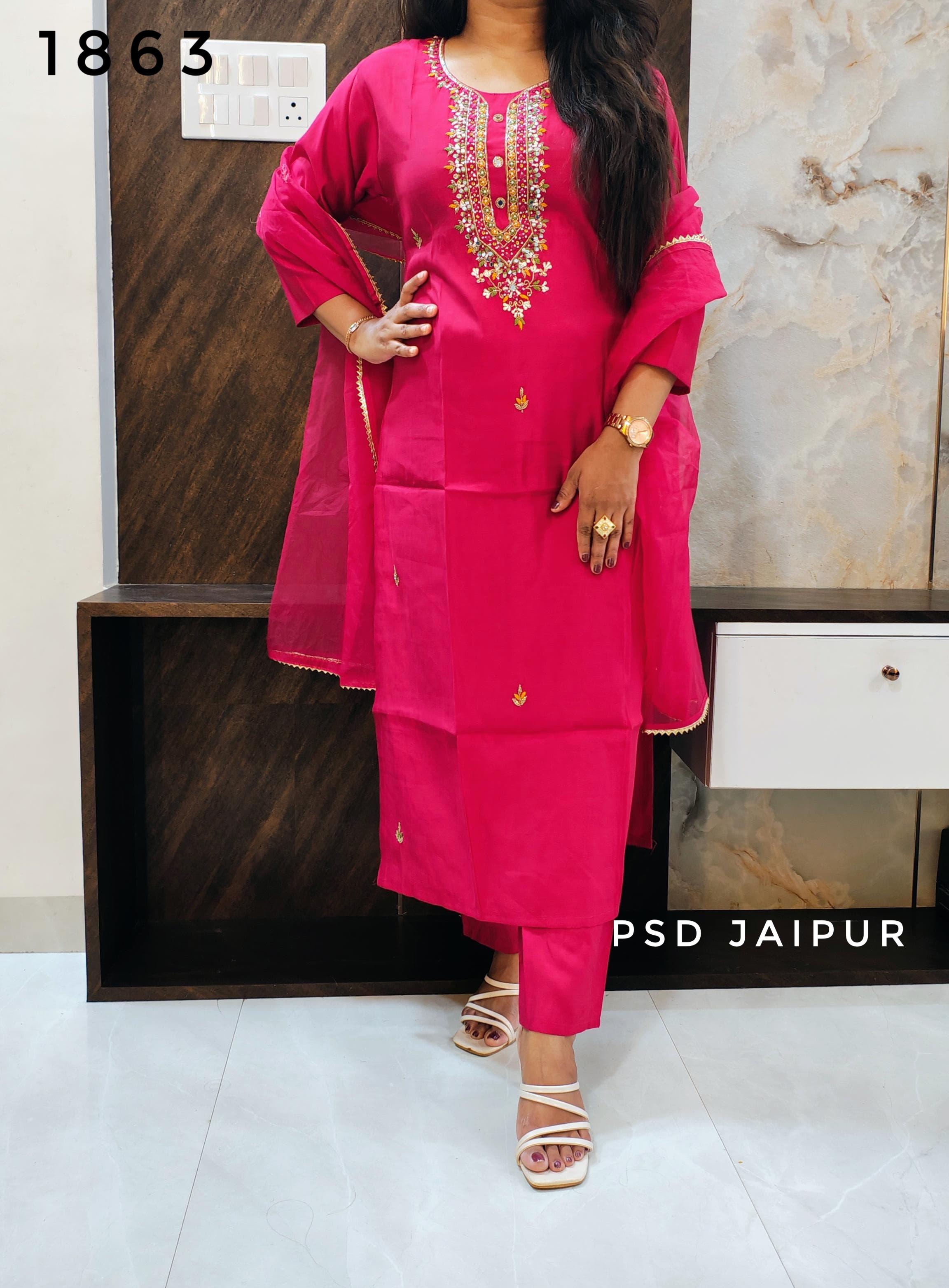 Rose Pink Roman Fancy Suit