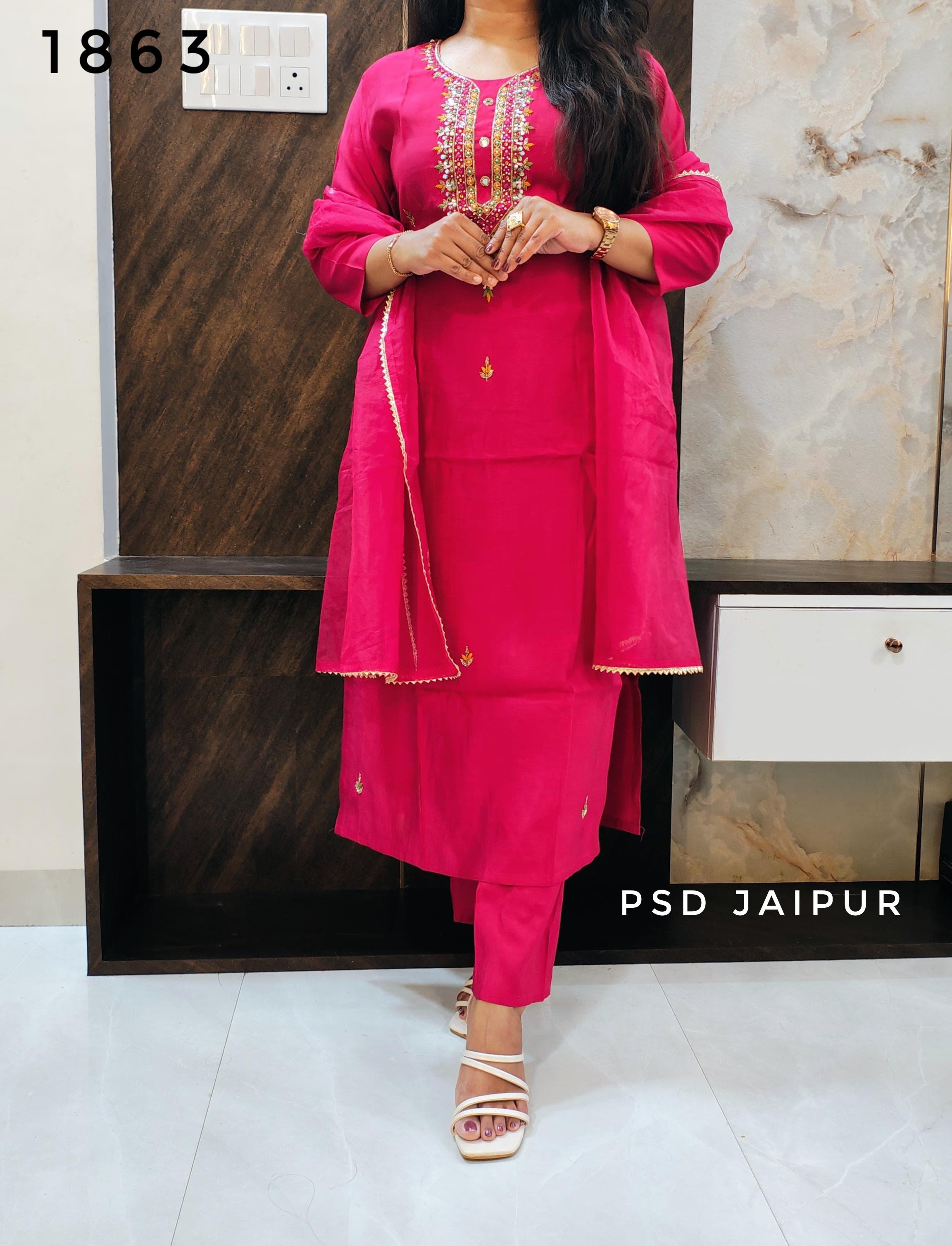 Rose Pink Roman Fancy Suit