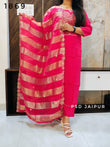 Pink Roman silk Suit