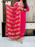 Pink Roman silk Suit