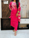Pink Roman silk Suit
