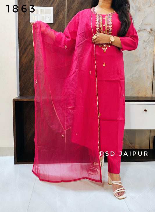Rose Pink Roman Fancy Suit