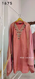Peach Roman shimmer Suit