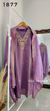 Purple Roman Shimmer Suit