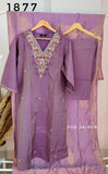 Purple Roman Shimmer Suit