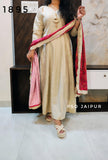 Roman Silk Anarkali Suit