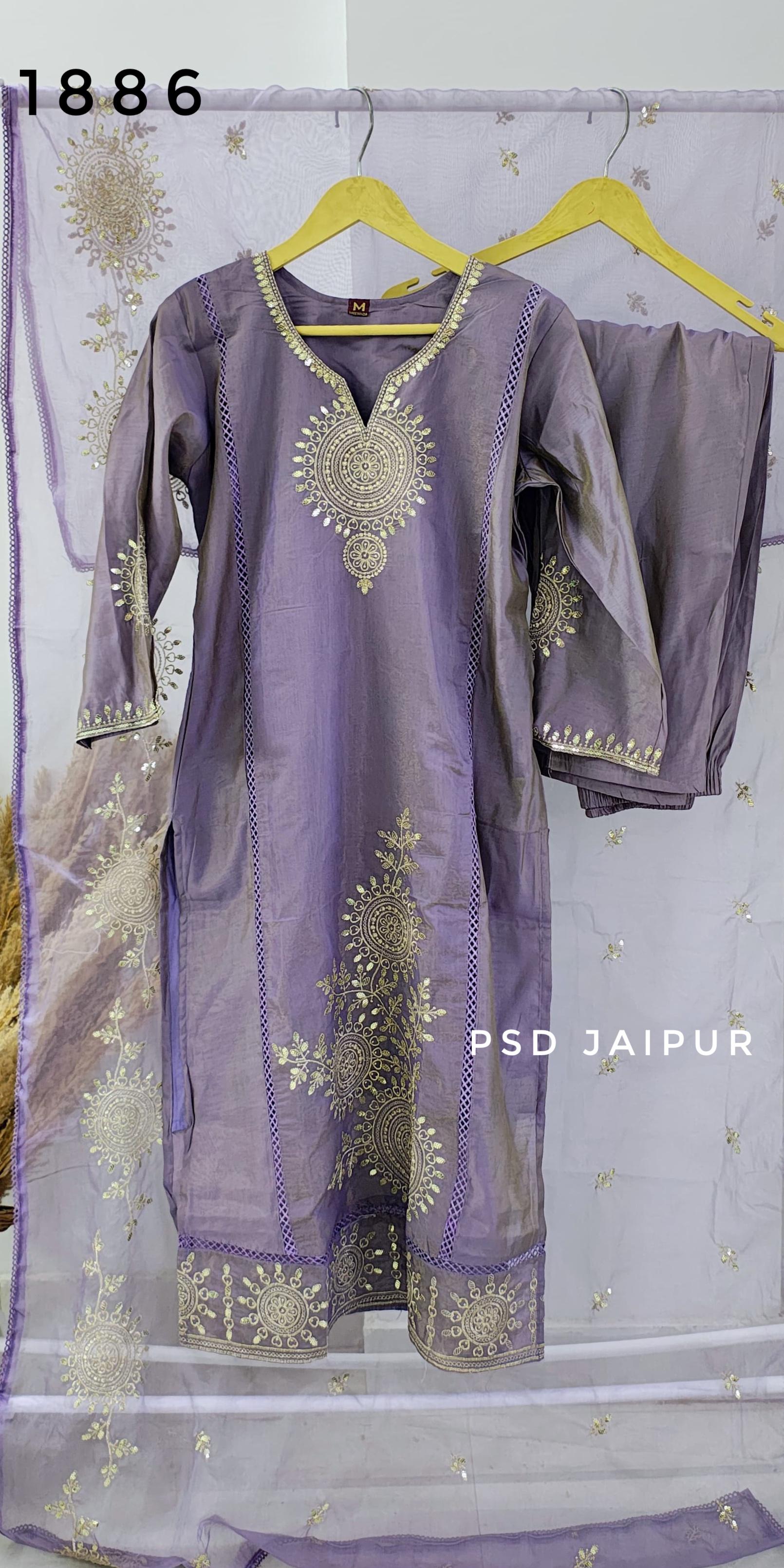 Purple Roman Shimmer Fancy Suit