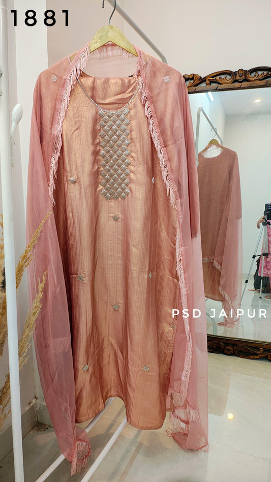 Pastel Peach Cosmos Suit
