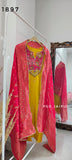 Mango Yellow Dola Silk Suit