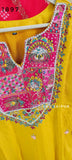 Mango Yellow Dola Silk Suit