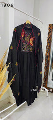 Black Mal Chanderi Suit