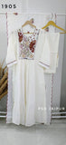 White Mal Chanderi Suit