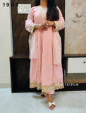 Baby Pink Frock Suit