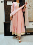 Baby Pink Frock Suit