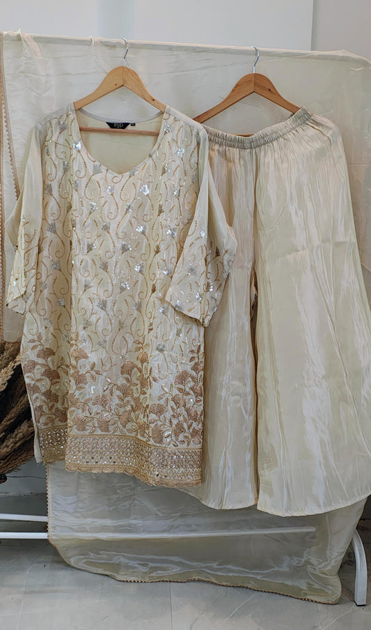 Tissue Shimmer Indo Western