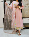 Baby Pink Frock Suit