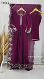 Purple Georgette Anarkali suit