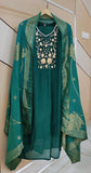 Green Mul Chanderi Suit