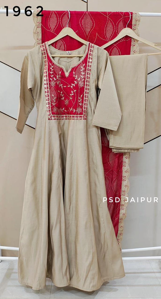 Bandhani Anarkali Suit