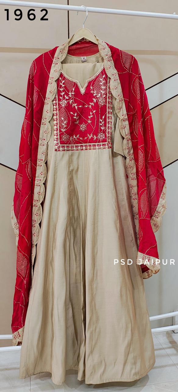 Bandhani Anarkali Suit