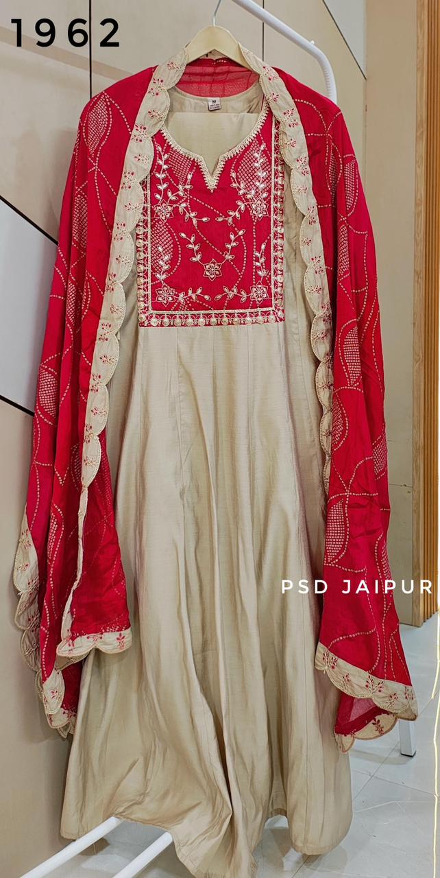 Bandhani Anarkali Suit
