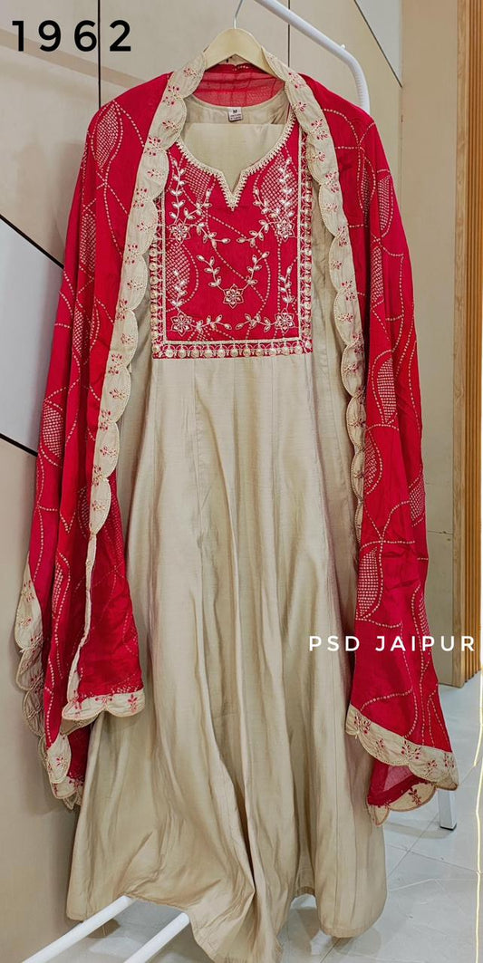 Bandhani Anarkali Suit
