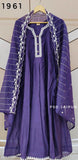 Purple anarkali suit