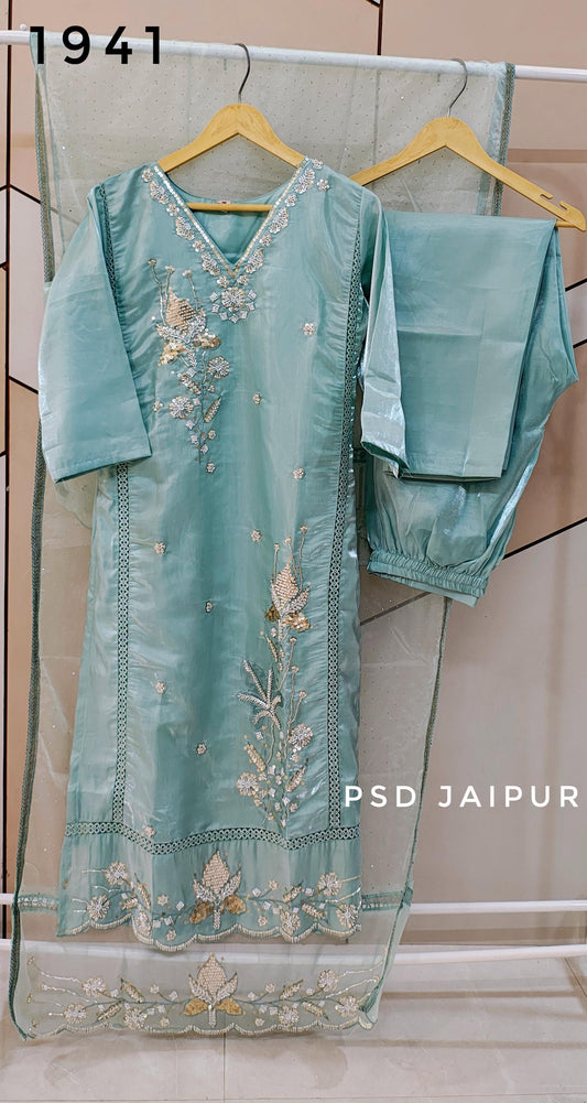 Aqua Roman Glass Suit